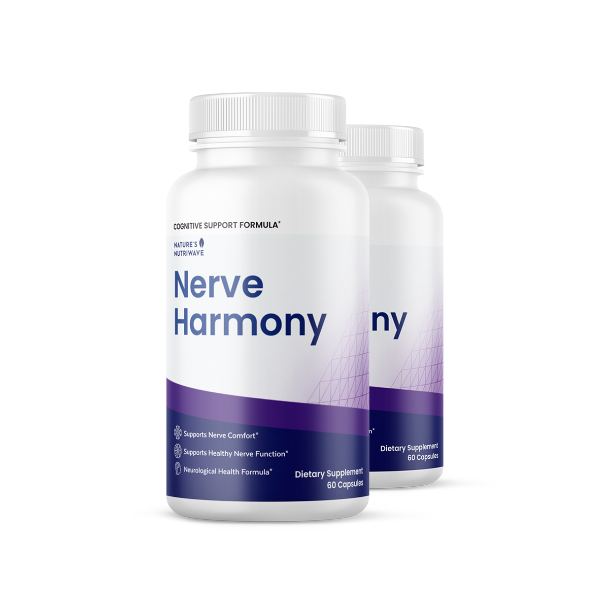 NerveHarmony Triple Circuit Nerve Comfort Capsules bottle 2-pack USA