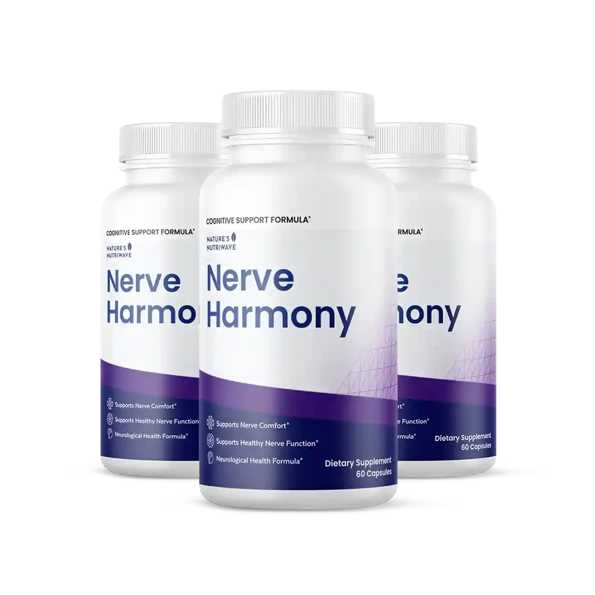 NerveHarmony nerve support supplement 3-bottle pack USA